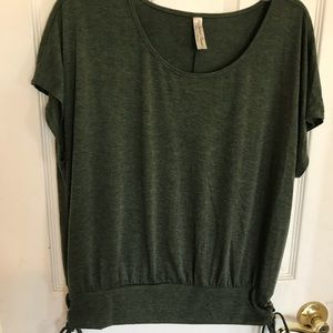 Soft green top